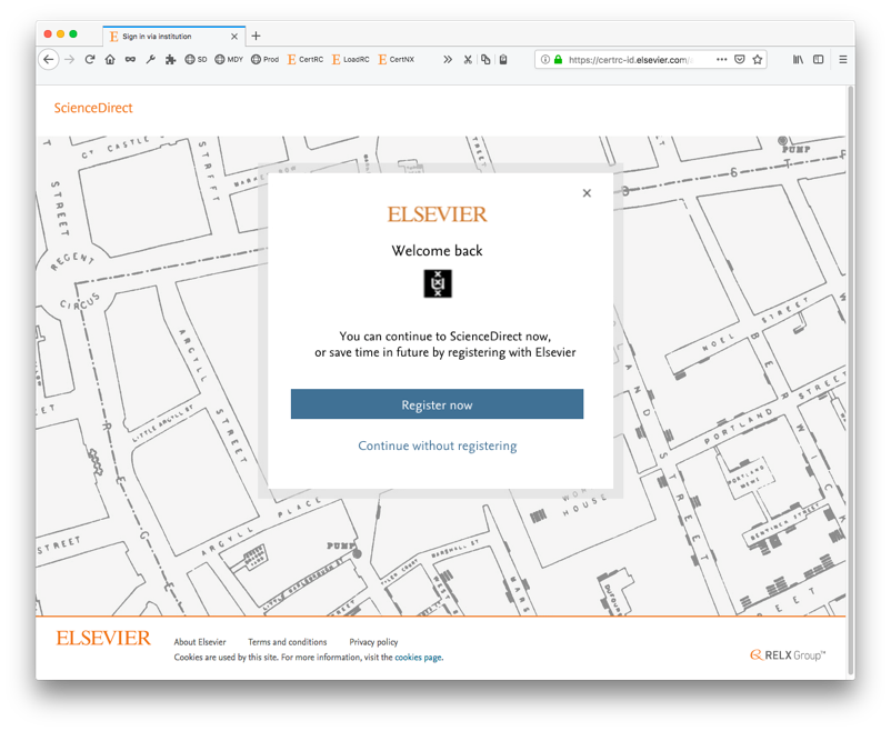 Screenshot sign-in screen